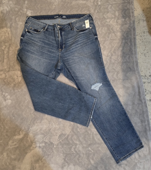 Old Navy High-Rise Power Slim Straight Jeans – Size 20 – NWT - Picture 1 of 5